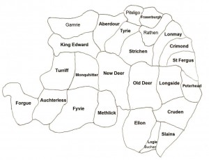 Map of Buchan Parishes
